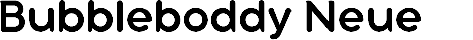 Preview image for Bubbleboddy Neue Trial Regular