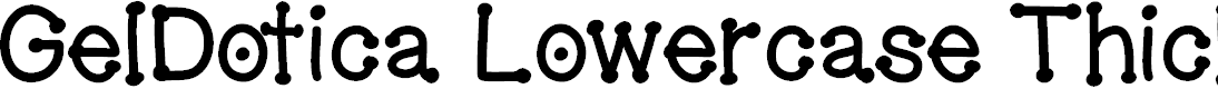 Preview image for GelDoticaLowerCaseThick