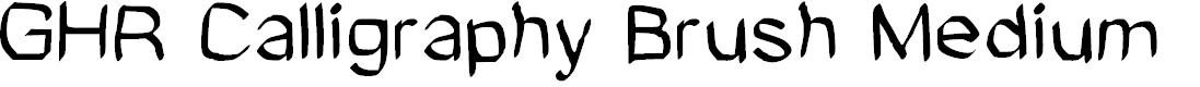 Preview image for GHR Calligraphy Brush Medium