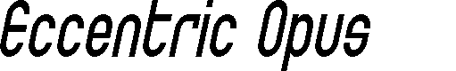 Preview image for SF Eccentric Opus Condensed Oblique