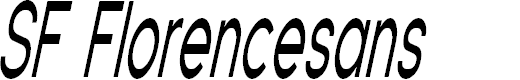 Preview image for SF Florencesans Comp Italic