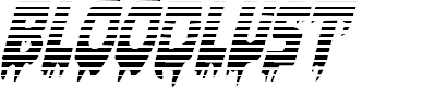 Preview image for Bloodlust Gradient Italic