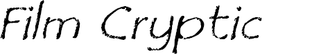Preview image for Film Cryptic Oblique