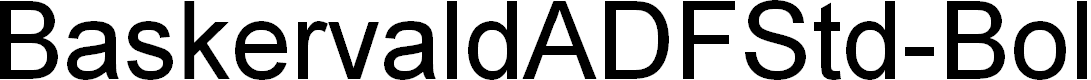Preview image for BaskervaldADFStd-Bold
