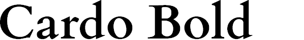 Preview image for Cardo Bold