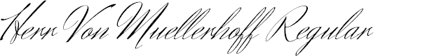 Preview image for Herr Von Muellerhoff Regular