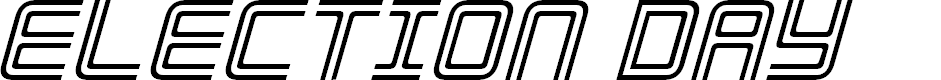 Preview image for Election Day Italic