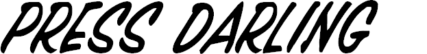 Preview image for Press Darling Condensed Italic