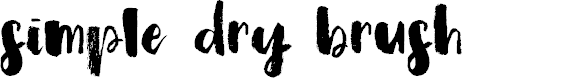 Preview image for Simple Dry Brush
