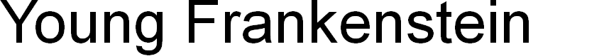 Preview image for Young Frankenstein 3D Italic