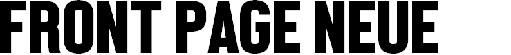 Preview image for Front Page Neue