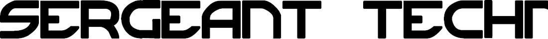 Preview image for Sergeant TechnicFont 2