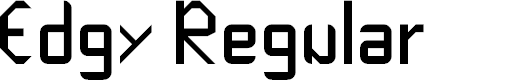 Preview image for Edgy Regular