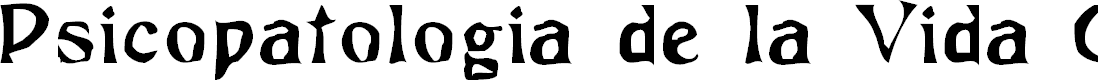 Preview image for Psicopatologia de la Vida Cotidiana