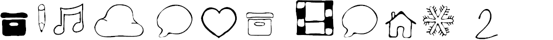 Preview image for Symbols Font 2