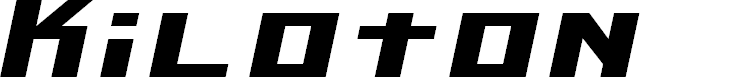 Preview image for Kiloton v1.0 Italic