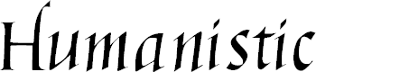 Preview image for Humanistic Cursive
