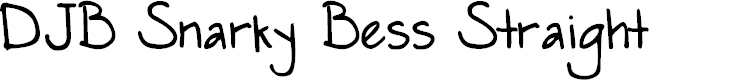 Preview image for DJB Snarky Bess Straight