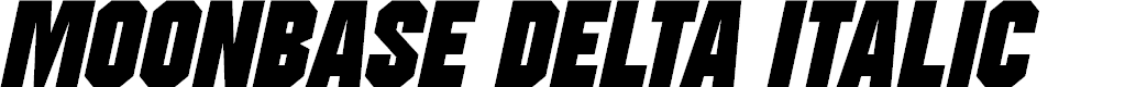Preview image for Moonbase Delta Italic