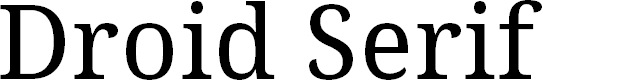 Preview image for Droid Serif