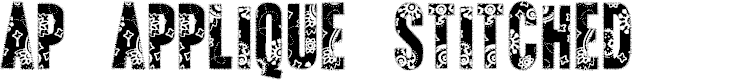 Preview image for AP Applique Stitched