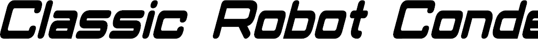 Preview image for Classic Robot Condensed Bold Italic