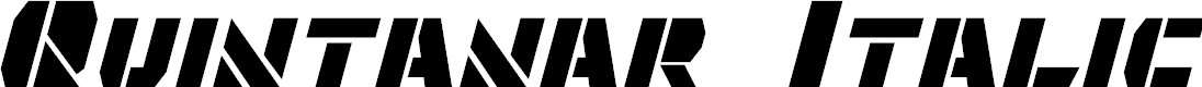 Preview image for Quintanar Italic