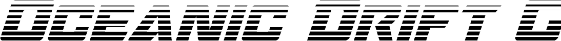 Preview image for Oceanic Drift Gradient Italic