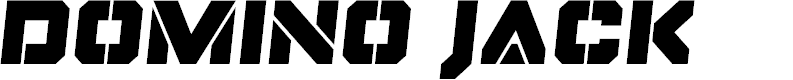 Preview image for Domino Jack Semi-Italic Semi-Italic
