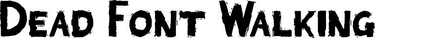 Preview image for Dead Font Walking
