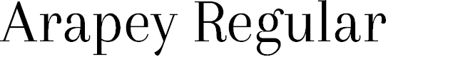 Preview image for Arapey Regular