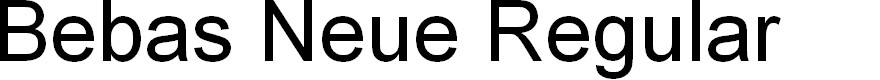 Preview image for Bebas Neue Regular