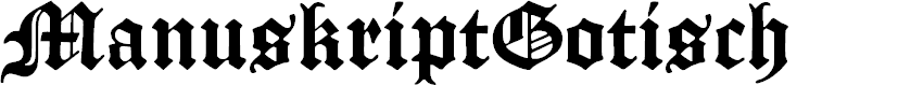Preview image for ManuskriptGotisch