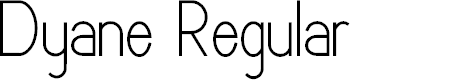 Preview image for Dyane Regular