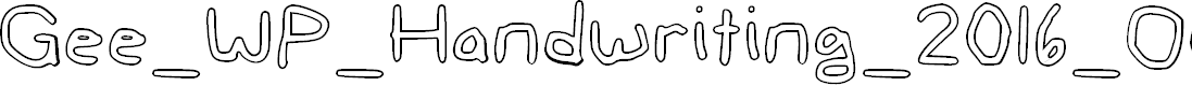 Preview image for Gee_WP_Handwriting_2016_Outli Book