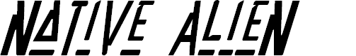 Preview image for Native Alien Italic