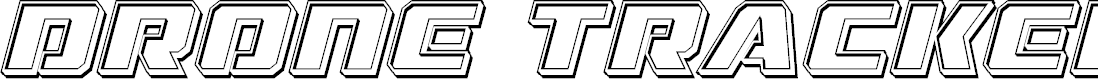 Preview image for Drone Tracker Engraved Italic