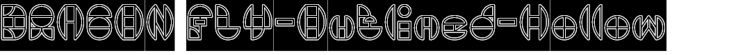 Preview image for DRAGON FLY-Outlined-Hollow