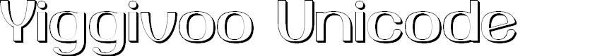 Preview image for Yiggivoo Unicode 3D