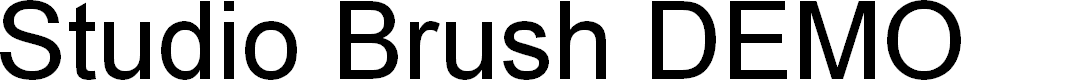 Preview image for Studio Brush DEMO Regular