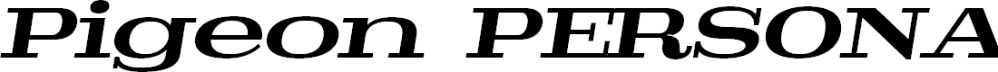 Preview image for Pigeon PERSONAL Bold Italic
