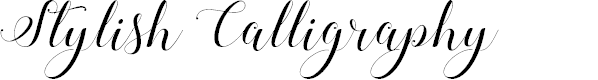 Preview image for Stylish Calligraphy Demo