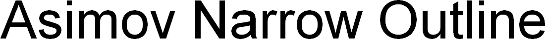 Preview image for Asimov Narrow Outline