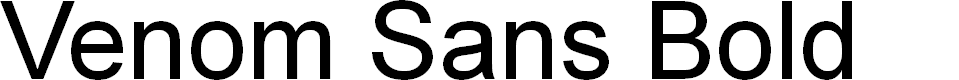 Preview image for Venom Sans Bold