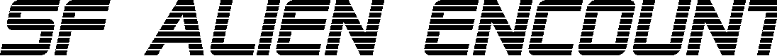 Preview image for SF Alien Encounters Italic