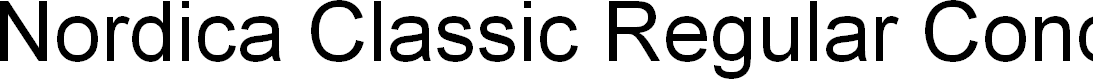 Preview image for Nordica Classic Regular Condensed Opposite Oblique