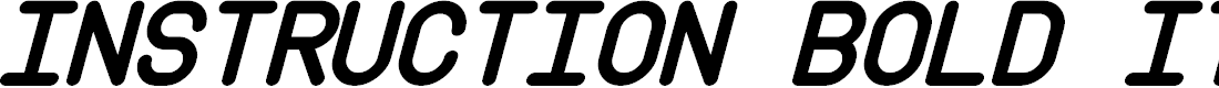 Preview image for Instruction Bold Italic