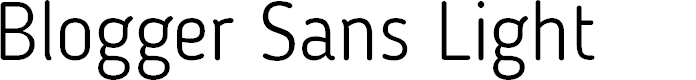 Preview image for Blogger Sans Light