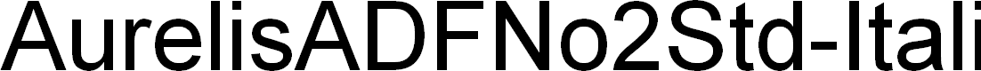Preview image for AurelisADFNo2Std-Italic