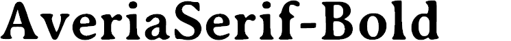 Preview image for AveriaSerif-Bold